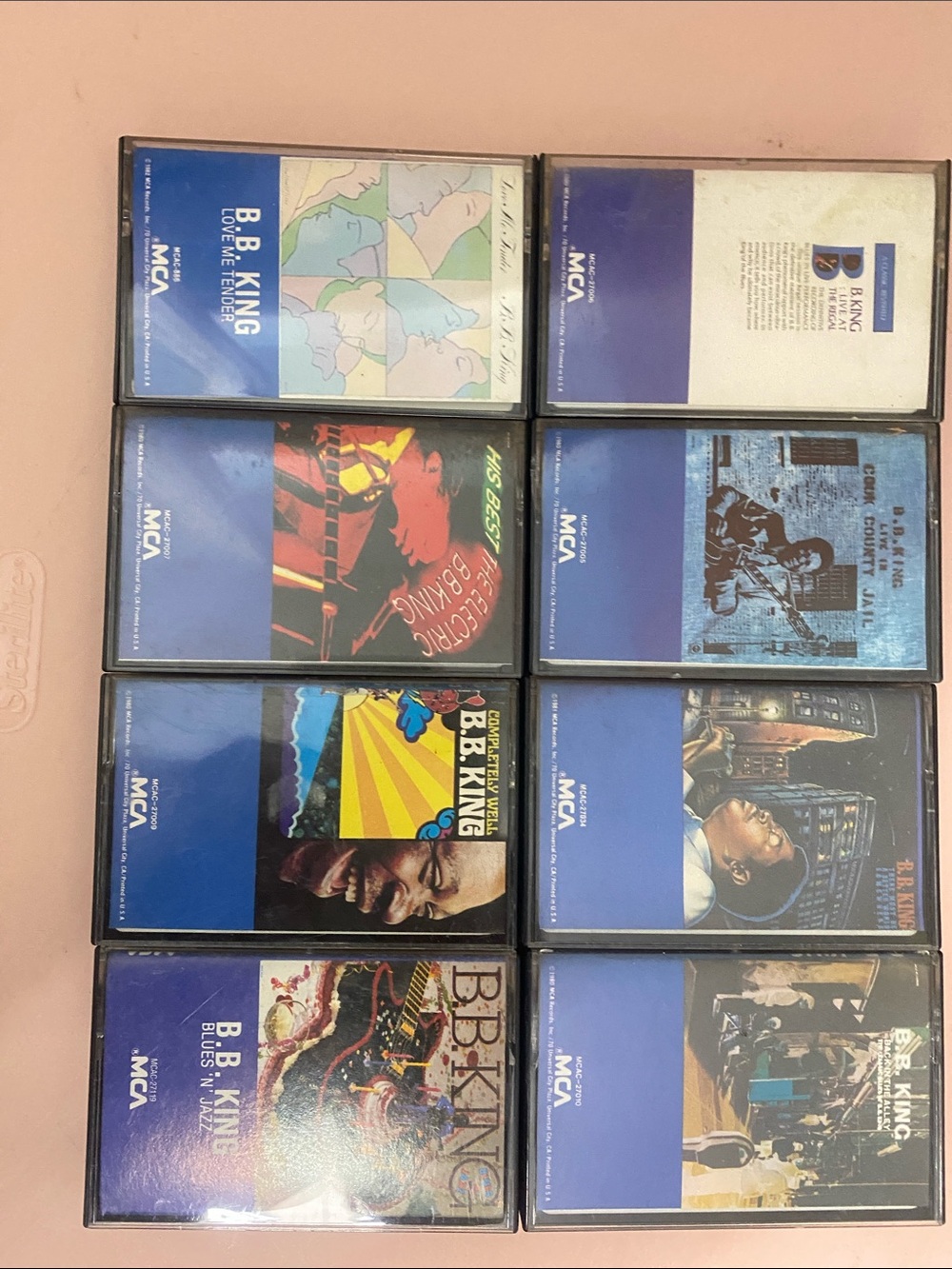 B.B. King Cassette Tape Lot - Blue Label Collection